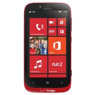 Nokia 822 4G Windows Phone, Red (Verizon Wireless): Cell Phones & Accessories
