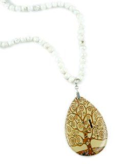 Large Gustav Klimt Tree of Life Necklace: Infused by Nate & Etan: Jewelry