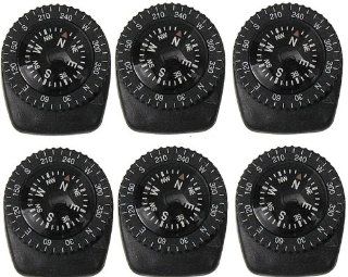6 Precision "Watch Band Clip on" Navigation Compasses..Best Seller on !: Everything Else