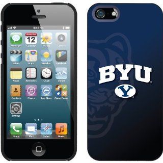 Brigham Young Watermark design on a Black iPhone 5s / 5 Thinshield Snap On Case by Coveroo Cell Phones & Accessories