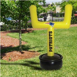 New England Patriots Yellow Six foot Inflatable Football Field Goal Post : Sports Related Merchandise : Sports & Outdoors