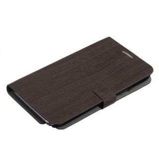 Pu Leather Tree Wood Line Magnetic Case Cover for Samsung Galaxy Note 2 Ii N7100 (Coffee for Note 2 II N7100): Home Improvement