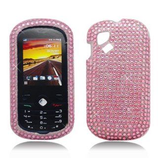 Full Diamond Bling Hard Shell Case for Alcatel OT 606A / T Mobile Sparq [T Mobile] (Baby Pink): Cell Phones & Accessories