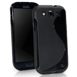 BoxWave Samsung Galaxy S3 DuoSuit   Slim Fit Ultra Durable Galaxy S III TPU Case with Stylish "S" Design on Back   Samsung Galaxy S3 Cases and Covers (Jet Black): Cell Phones & Accessories