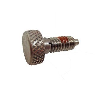 HRSP Series Steel Non Lock Out Type Hand Retractable Spring Plunger with Knurled Handle, with Patch, 5/16" 18 Thread Size, 0.625" Thread Length: Metalworking Workholding: Industrial & Scientific