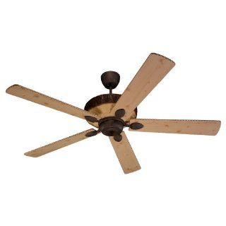 Monte Carlo 5GL66OC Great Lodge Magnum, 66 Inch 5 Blade Ceiling Fan, Old Chicago Motor Finish and Ponderosa Pine Blades    