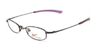 Nike Eyeglasses NK 4144   629 Black and Purple   46mm: Nike: Clothing