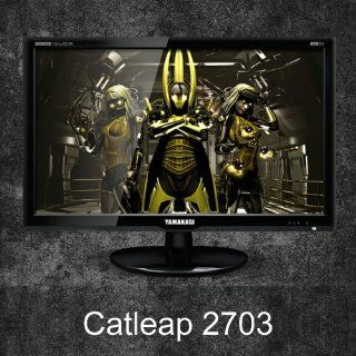 Tempered Glass 27" Yamakasi Catleap 2703 LED IPS 2560x1440 WQHD Monitor: Computers & Accessories