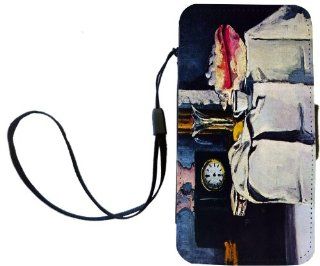 Rikki KnightTM Paul Cezzane Art The Black Marmour PU Leather Wallet Type Flip Case with Magnetic Flap and Wristlet for Apple iPhone 4 & 4s: Cell Phones & Accessories
