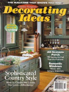 Country Sampler's Decorating Ideas October 1998 : Other Products : Everything Else