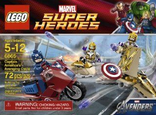 LEGO Super Heroes Captain America's Avenging Cycle Toys & Games