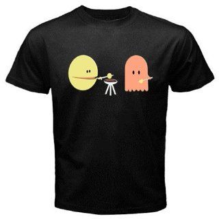 Pac Man BBQ Party Game Pinky New Pacman New Black T shirt Funny Size "2XL: Everything Else
