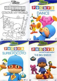 Pocoyo   Colour My World/Dance/Super Pocoyo/The Big Sneeze (4 pack): Movies & TV