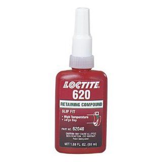 Loctite 620 High Temperature Retaining Compound, 50 mL Bottle, Green: Industrial & Scientific