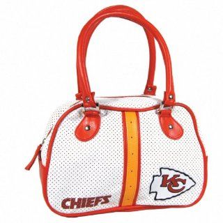 Kansas City Chiefs Ladies Handbag Ethel Bowler Design : Sports Fan Bags : Sports & Outdoors