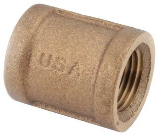 Anderson Metals 738103 12 3/4 Inch Low Lead Coupling, Brass   Pipe Fittings  