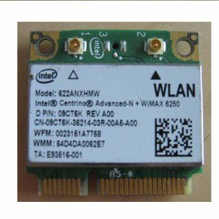 Dell 09ct6k Intel 6250 Advanced n Wireless N Wimax 622anxhmw Half mini Card Wifi Mini Card: Computers & Accessories