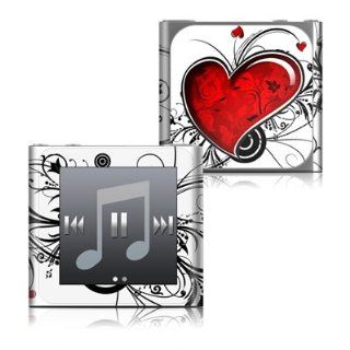 My Heart Design Protective Decal Skin Sticker for the Apple iPod Nano 6G (6th Generation) : MP3 Players & Accessories