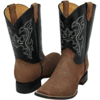 NFL New Orleans Saints Youth Pull Up Cowboy Boots   Brown/Black (1): Clothing
