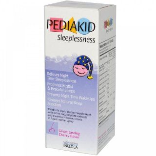 Sleepless Pediakid All Natural Liquid Children Vitamins and Mineral Supplement Safe to Help Children Sleep Easier and Prevent Wake ups At Nights: Health & Personal Care