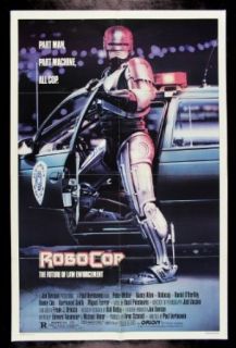 ROBOCOP * CineMasterpieces ORIGINAL MOVIE POSTER COP POLICE CYBORG 1987 SCI FI ROBOT: Entertainment Collectibles