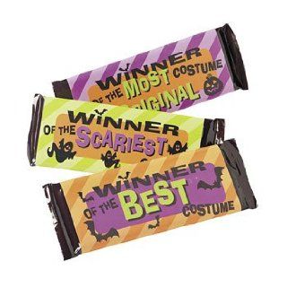 Halloween Award Candy Bar Sleeves   Stickers & Labels & Candy Wrappers & Labels : Grocery & Gourmet Food