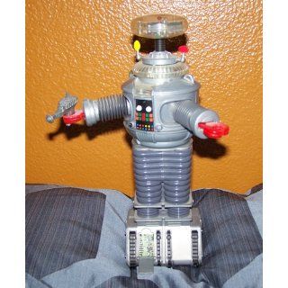 Classic Lost In Space B9 ROBOT Electronic light, sound, & Motion 10" Action Figure (1997 Trendmasters): Toys & Games