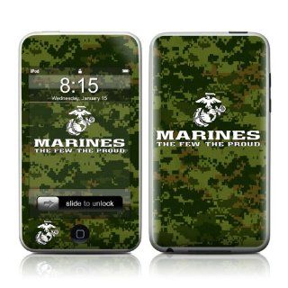 USMC Camo Design Apple iPod Touch 1G (1st Gen) Protector Skin Decal Sticker : MP3 Players & Accessories