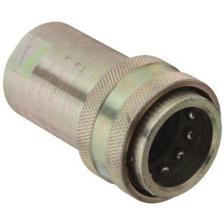Dixon 18 660 Steel Agricultural Hydraulic Quick Connect Coupler with Shut off Valve, 3/4" Coupling x 3/4" 14 NPTF Female: Quick Connect Hose Fittings: Industrial & Scientific