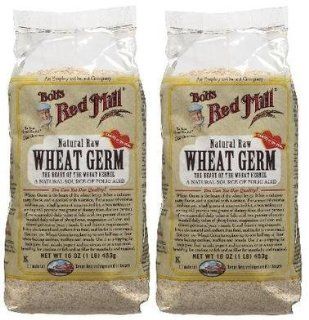 Bob's Red Mill Wheat Germ Natural Raw Grain    12 oz  (2 PACK) Health & Personal Care