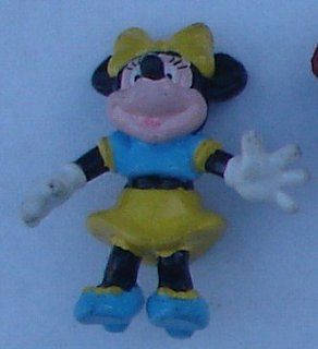 Disney`s Minnie Mouse PVC Figure Approx. Size 2 1/2"X3" Tall Yellow Skirt & Bow: Everything Else