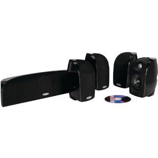 Polk Audio TL250 Compact, High Performance Home Theater System (5 pack, Black): Electronics
