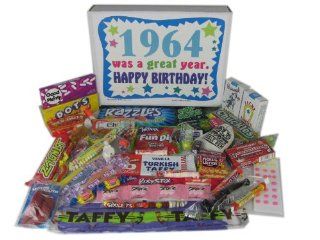 1964 50th Birthday Gift Basket Box Retro Nostalgic Candy From Childhood  Gourmet Candy Gifts  Grocery & Gourmet Food