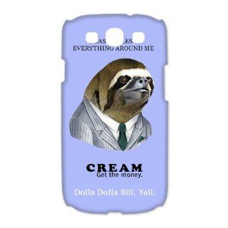 Dolla Dolla Bill Sloth Personalized Samsung Galaxy S3 I9300/I9308/I939 cover cases: Cell Phones & Accessories