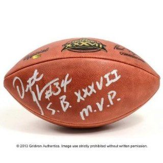 Dexter Jackson Signed Ball   Super Bowl 37 w SB MVP insc   Autographed Footballs: Sports Collectibles