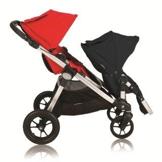 Baby Jogger City Select Stroller with 2nd Seat Onyx/Red : Jogging Strollers : Baby