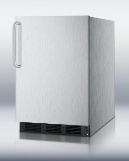 Summit ALB653BCSS 5.1 cu. ft. Built In Refrigerator in Complete Stainless Steel ALB653BCSS: Appliances