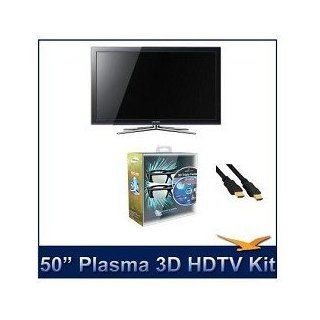 Samsung PN50C680 50" 1080p 3D Plasma TV, E3 Panel Technology, Hyper Fast 0.001 ms Response Time, SRS TruSurround HD, Game Mode, 4 HDMI 1.4, 600Hz Subfield Motion, & More. Kit Includes 3D Starter Kit w/ Glasses: Electronics