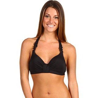 SPANX Bra llelujah Soft Chain Halter Bikini Swim Top (656) 38 D/DD/Black at  Womens Clothing store