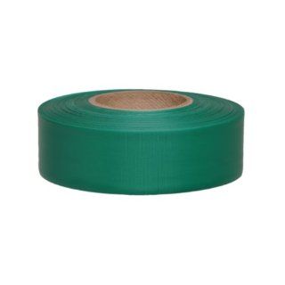 Presco TFG 658 300' Length x 1 3/16" Width, PVC Film, Taffeta Green Solid Color Roll Flagging (Pack of 144): Safety Tape: Industrial & Scientific