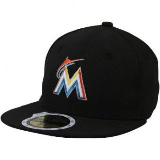 NEW ERA MIAMI MARLINS FITTED HAT YOUTH MIAMA: Clothing