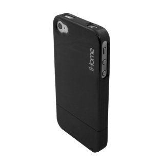 iHome IH 4P100B Metallic Case for iPhone 4, Black Cell Phones & Accessories