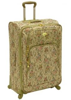 Amelia Earhart Luggage Versailles Collection Gold 28 Inch Expandable 360 Upright, Gold Tapestry, One Size: Clothing