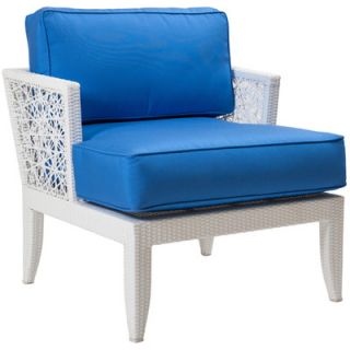 David Francis Furniture Mykonos Deep Seating Chair with Cushions