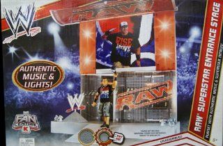 WWE RAW SUPERSTAR ENTRANCE STAGE PLAYSET   MATTEL TOY ACTION FIGURE WRESTLING PLAYSET: Toys & Games