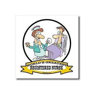 ht_103498_3 Dooni Designs Worlds Greatest Cartoons   Funny Worlds Greatest Registered Nurse Occupation Job Cartoon   Iron on Heat Transfers   10x10 Iron on Heat Transfer for White Material: Patio, Lawn & Garden