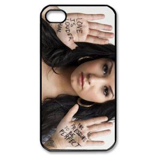 The Sweet "Demi Lovato" Printed for Apple iPhone 4 4s At&t Sprint Verizon hard case fashion Popular plastic durable cover creative gift ultrathin Personalized High Quality by iDesign Studio Cell Phones & Accessories