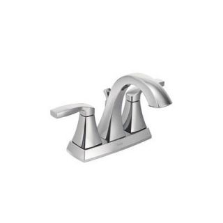 Moen Voss Two Handle Centerset High Arc Bathroom Faucet   6901