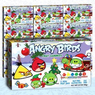 Angry Birds Winter Collection Fruit Gummies 3.5 Oz. (Pack of 12) : Gummy Candy : Grocery & Gourmet Food