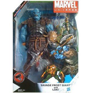Marvel Universe Exclusive Action Figure 2Pack Loki Full Size 12 Inch Frost Giant Includes The Mighty Thor #175: Toys & Games